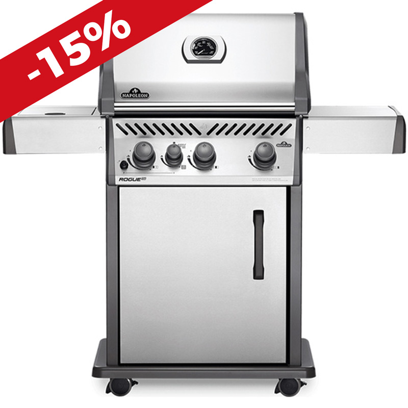Barbecue gaz Rogue XT Inox 425 + Sizzle Zone - Napoléon